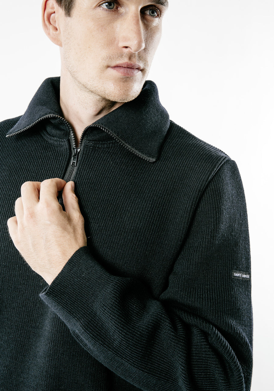 Cotentin III Trucker Sweater (NAVY)