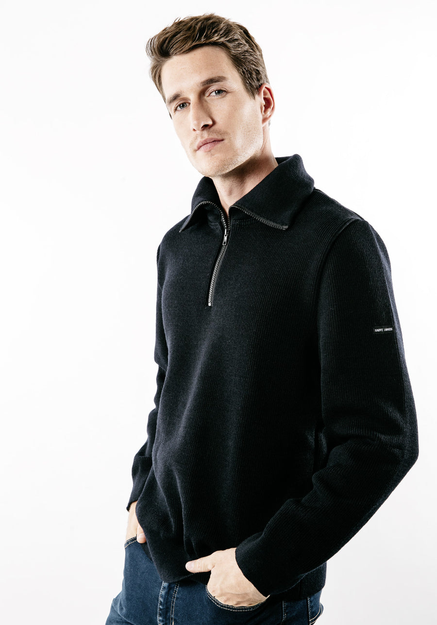 Cotentin III Trucker Sweater (NAVY)