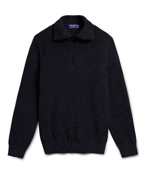 COTENTIN III - Quarter Zip Trucker Sweater • Saint James USA