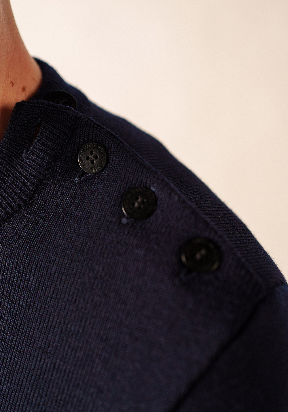Cancale Fisherman Sweater (DARK BLUE)