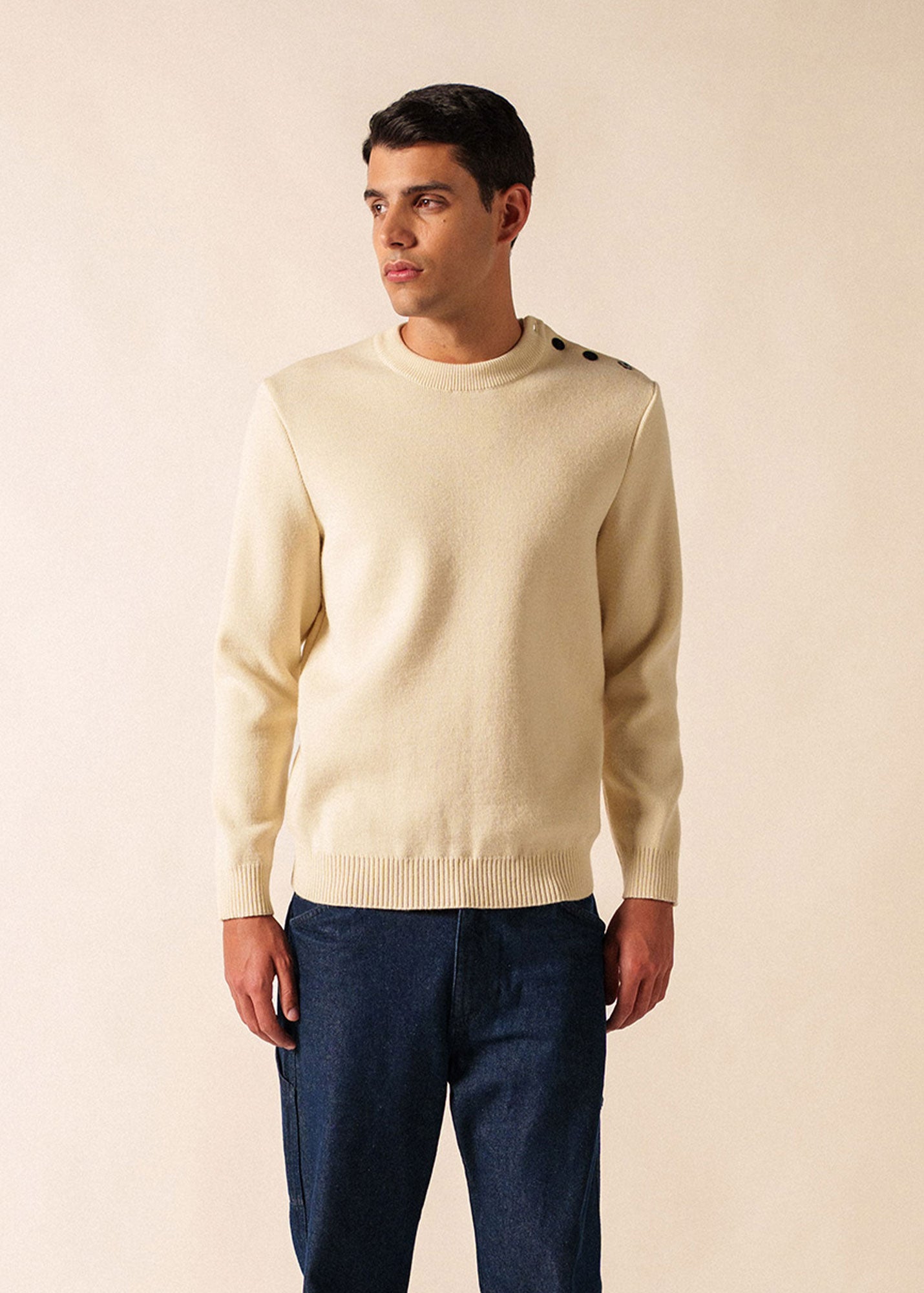 アパルトモン 【ルベーシック】Ue men fous Sweater Green high zip neck sweater for men | Bellerose