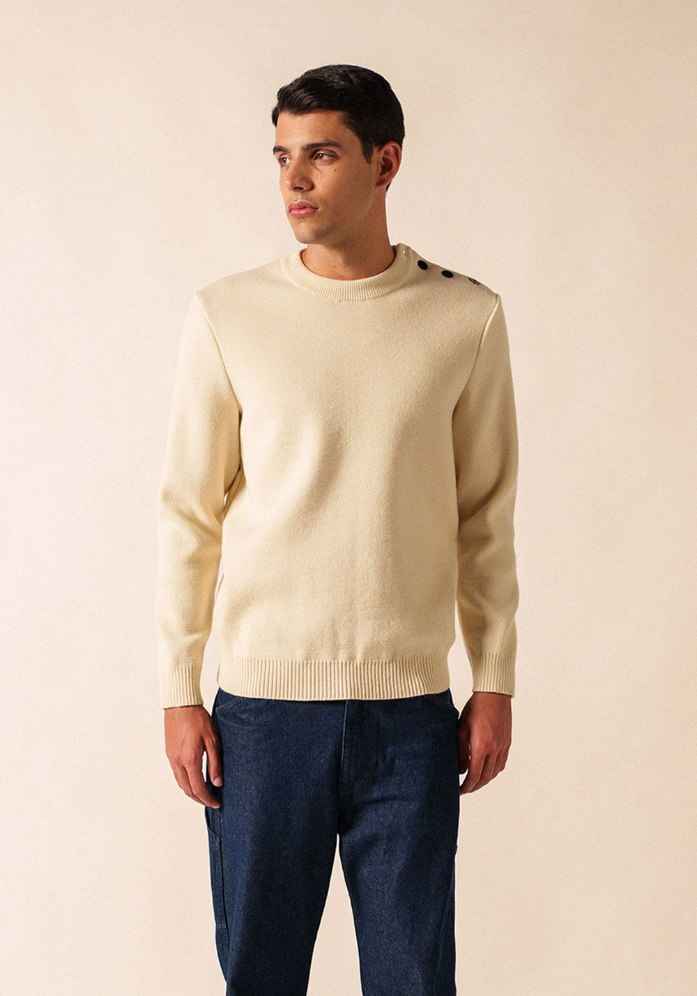 Cancale Fisherman Sweater (ECRU)