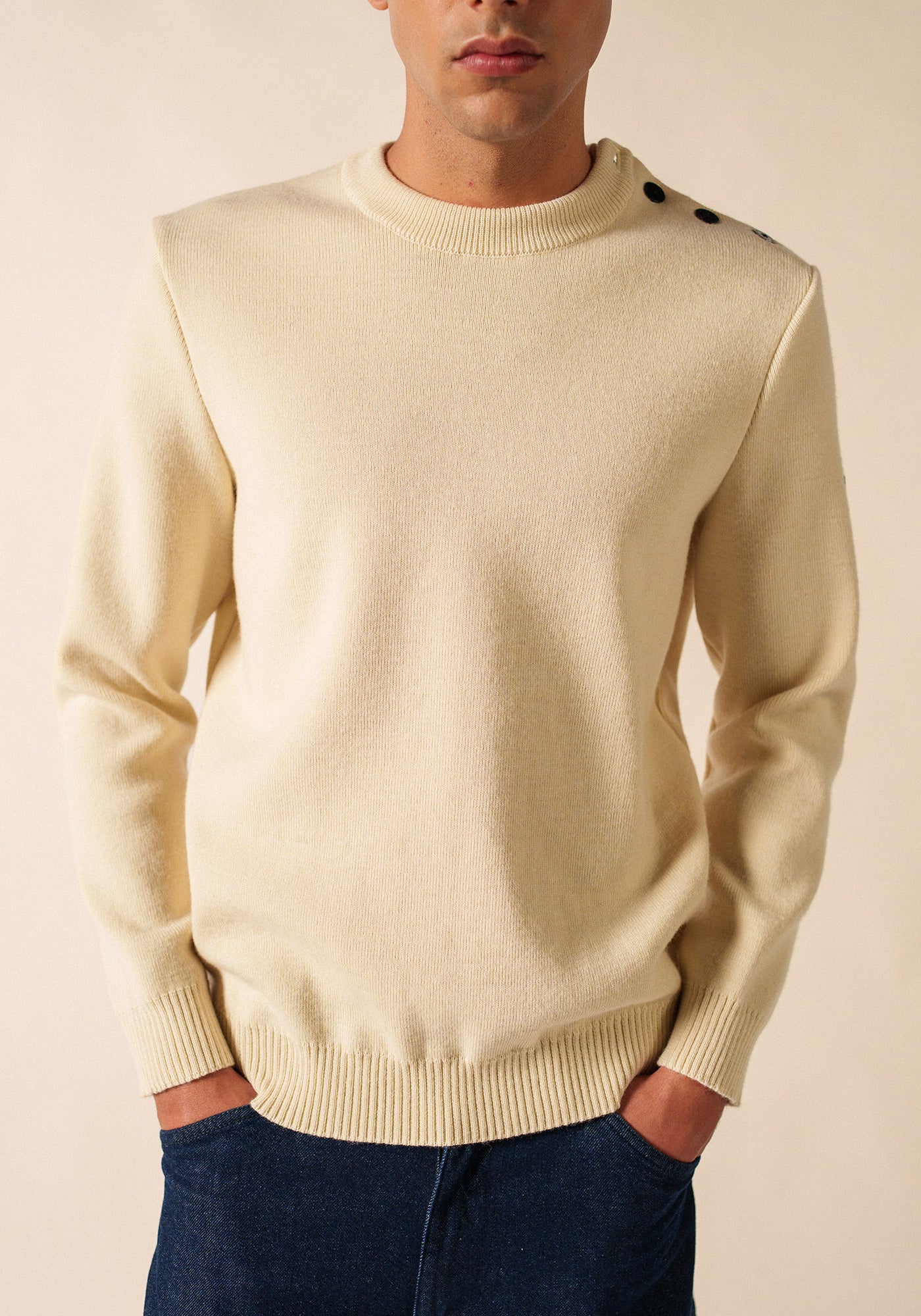 Cancale Fisherman Sweater (ECRU)
