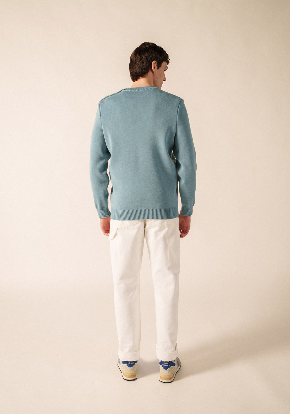 CANCALE Fisherman Sweater (LIGHT COASTAL BLUE)