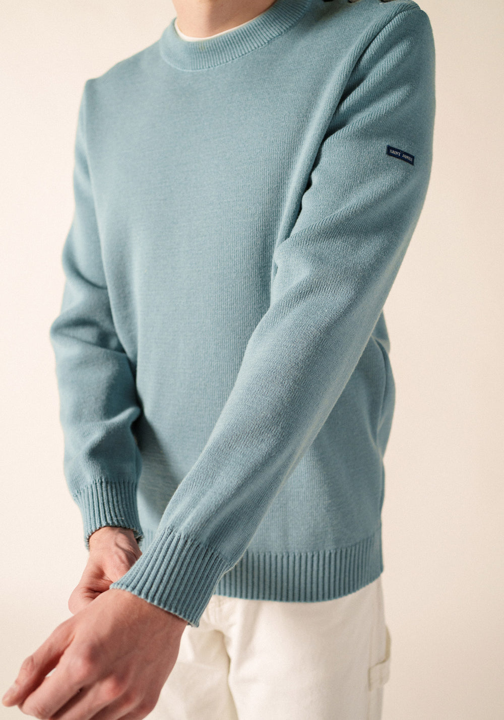 CANCALE Fisherman Sweater (LIGHT COASTAL BLUE)