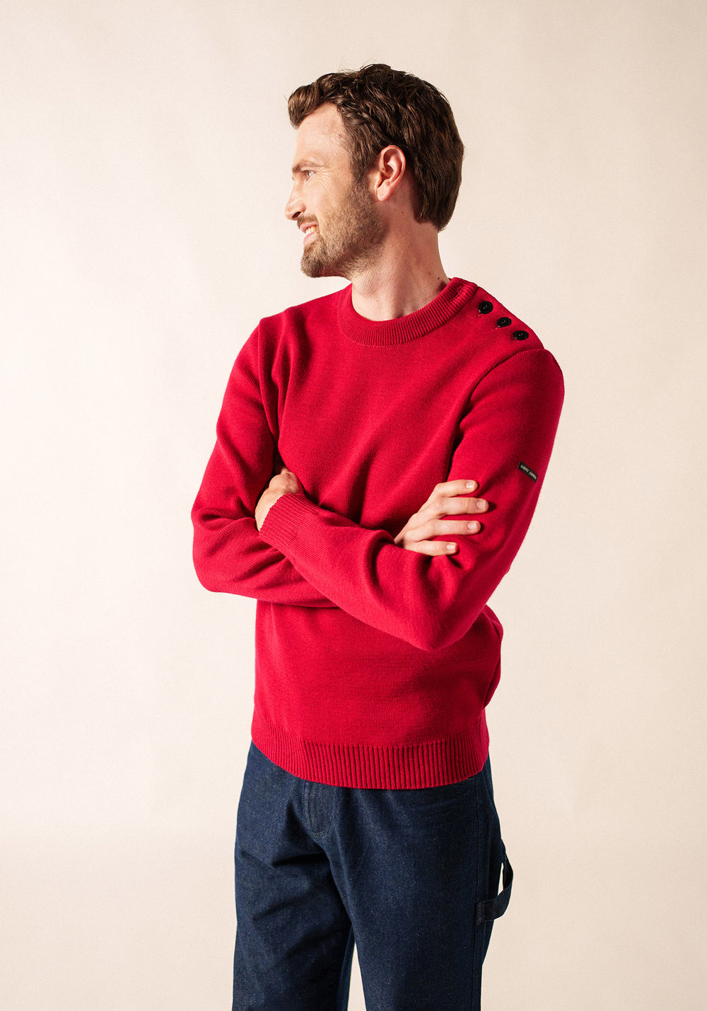 Cancale Fisherman Sweater (MAROON)