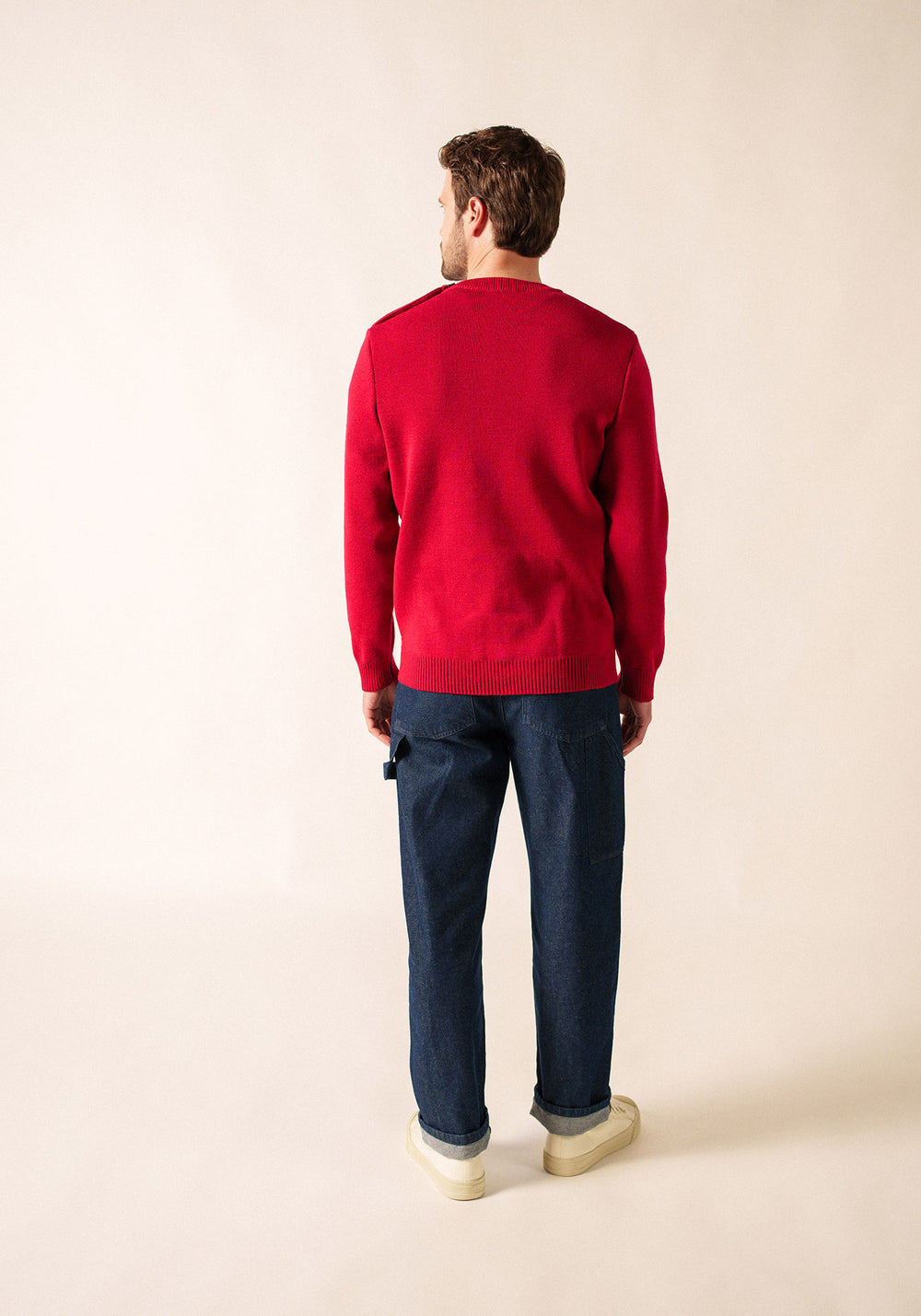 Cancale Fisherman Sweater (MAROON)