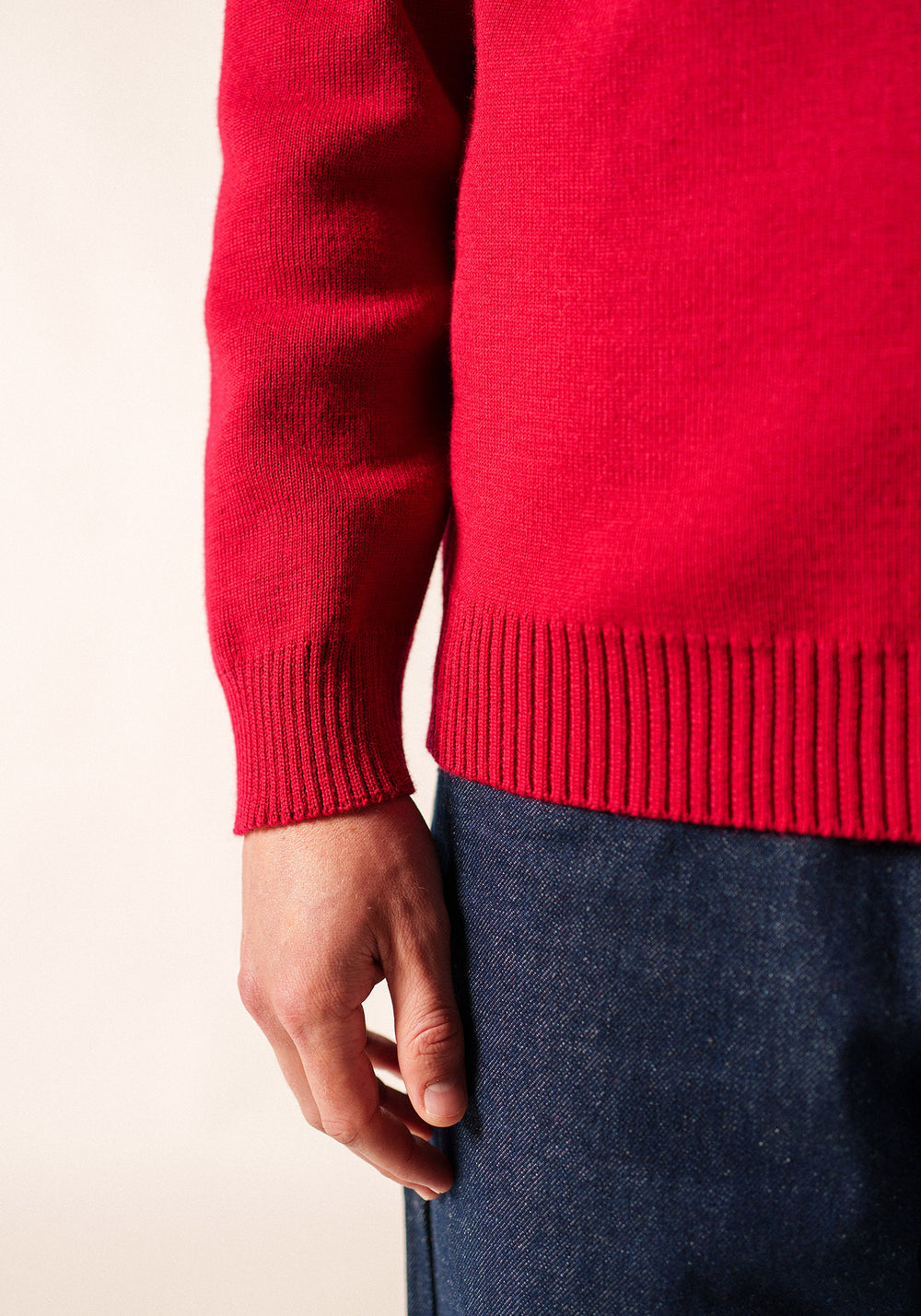 Cancale Fisherman Sweater (MAROON)