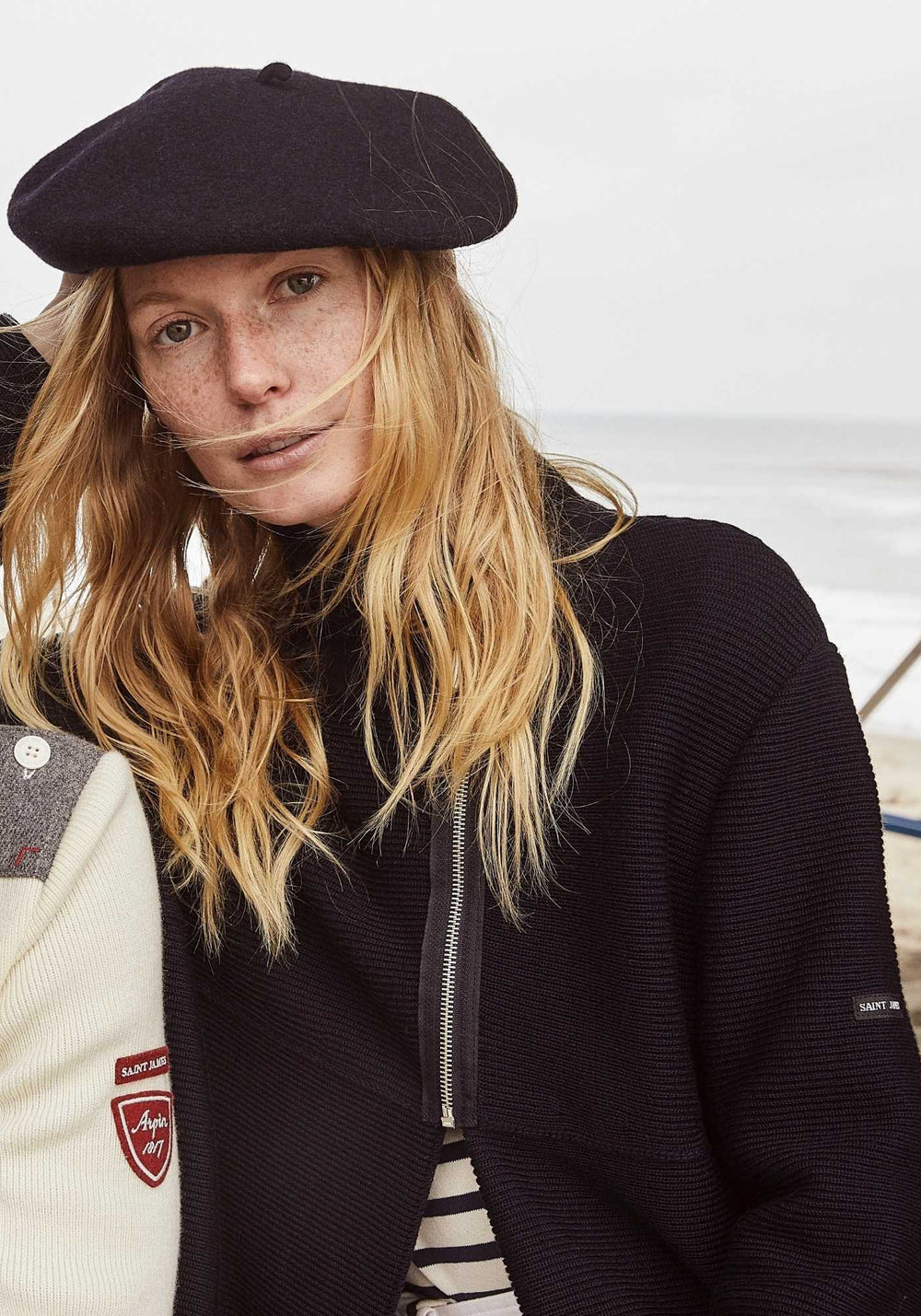 French Beret Hat (NAVY)