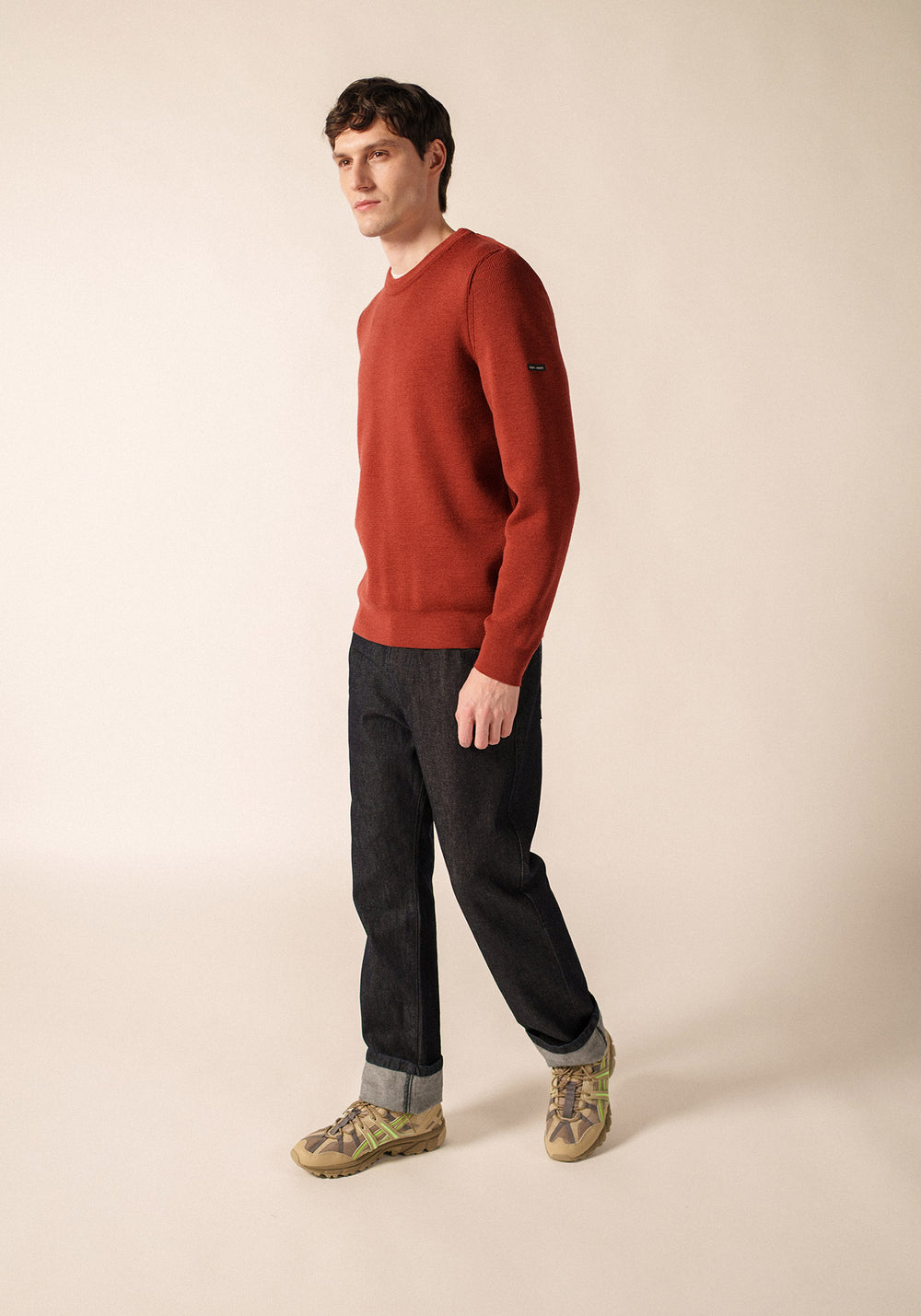 LOCRONAN III Crew Neck Sweater (TERRACOTTA)