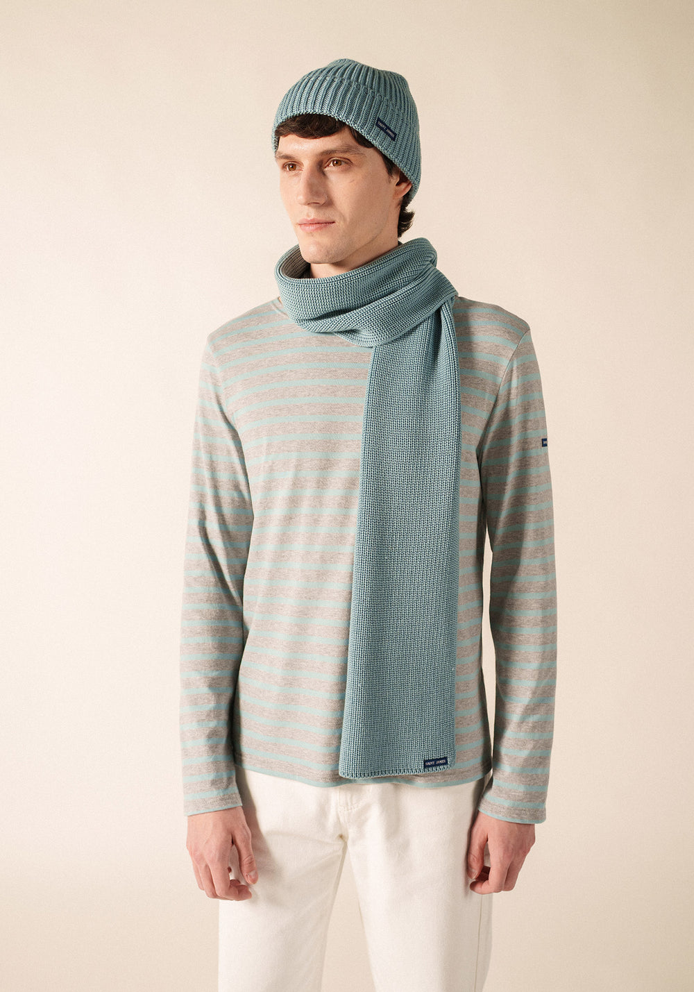 CANOE - Soft Wool Scarf (LIGHT COASTAL BLUE)
