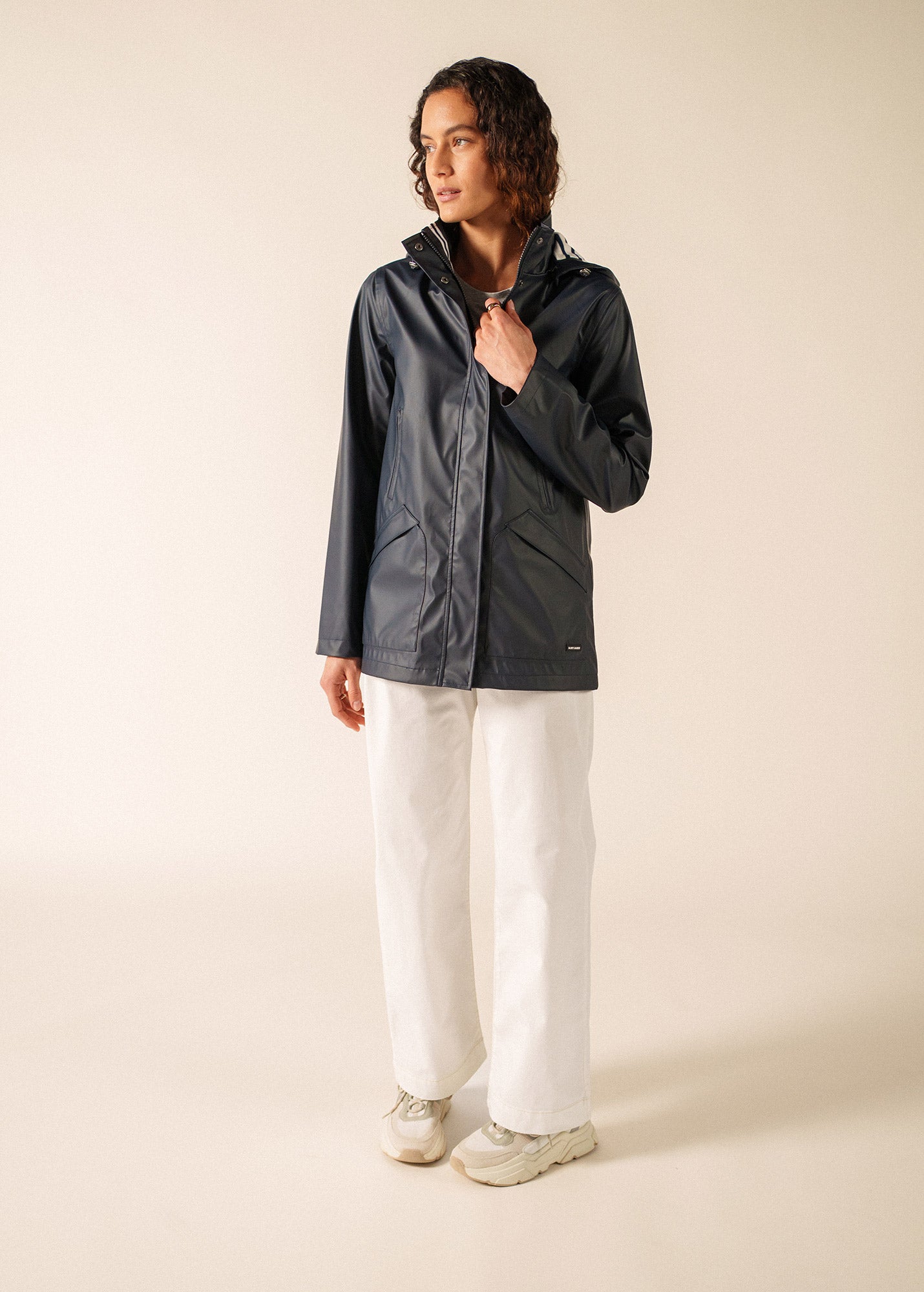 STE MORGANE - Waterproof Raincoat with Hood | Saint James
