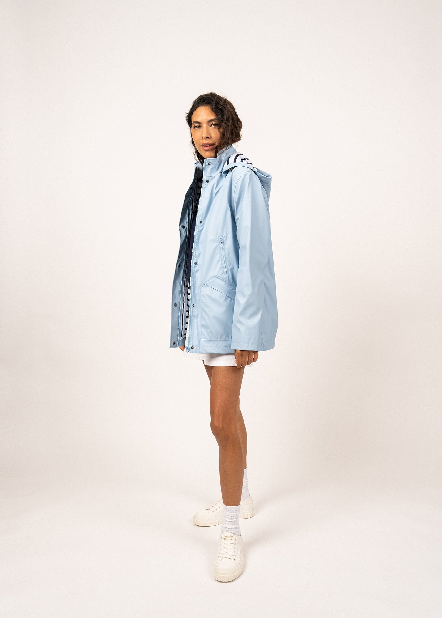STE MORGANE - Waterproof Raincoat with Hood | Saint James