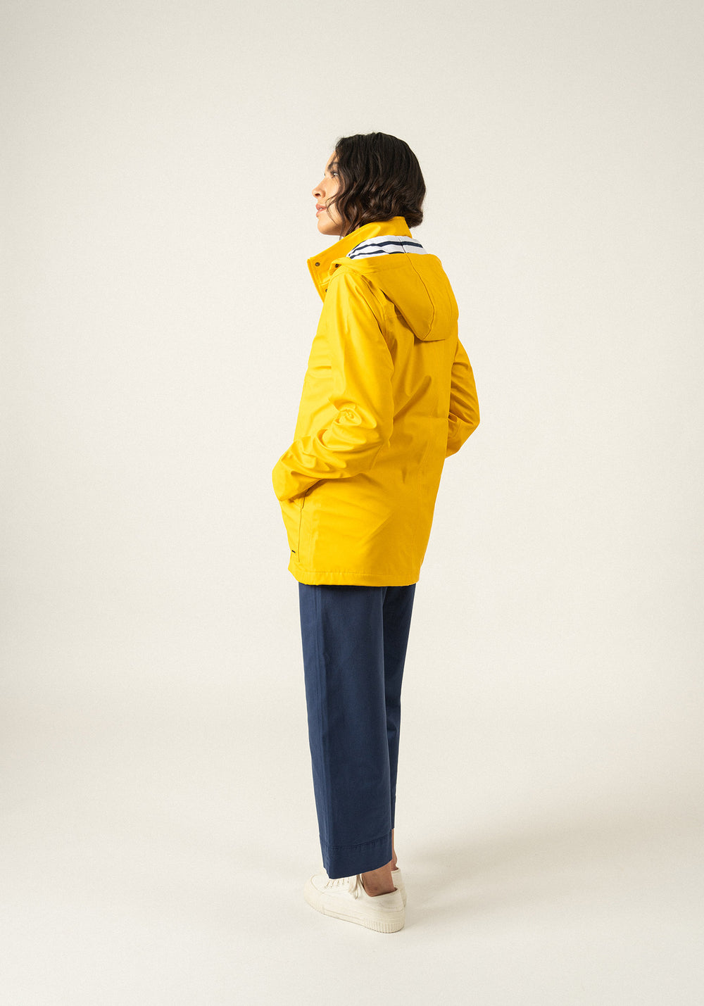 St Morgane Hooded Raincoat (YELLOW)