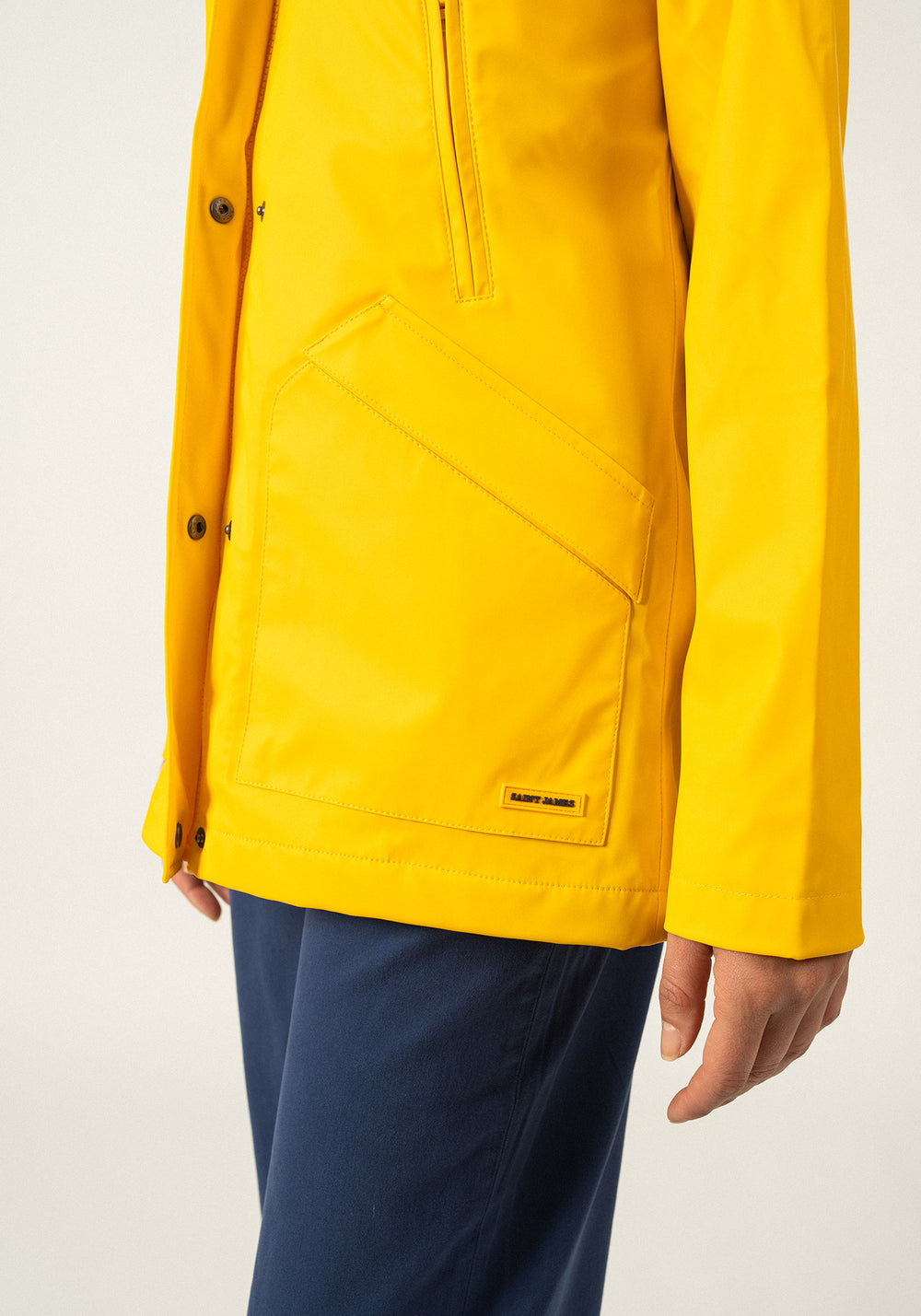 St Morgane Hooded Raincoat (YELLOW)