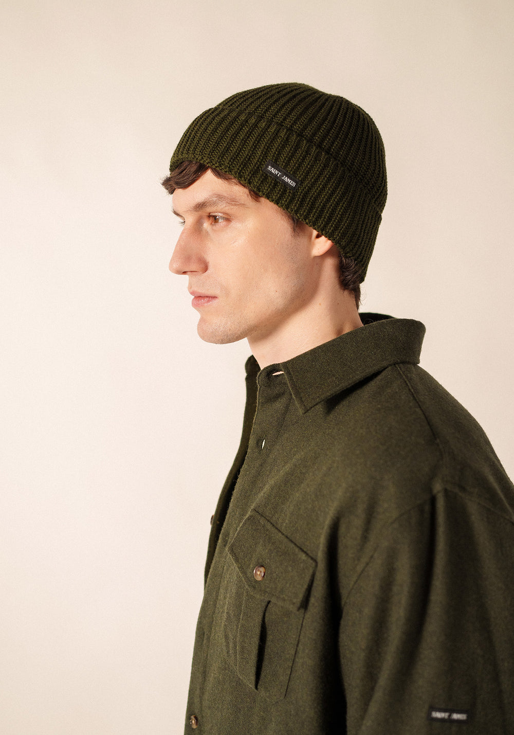 CANOT Purl Knit Beanie (MOSS GREEN)