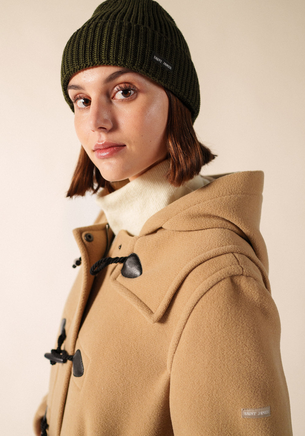 CANOT Purl Knit Beanie (MOSS GREEN)