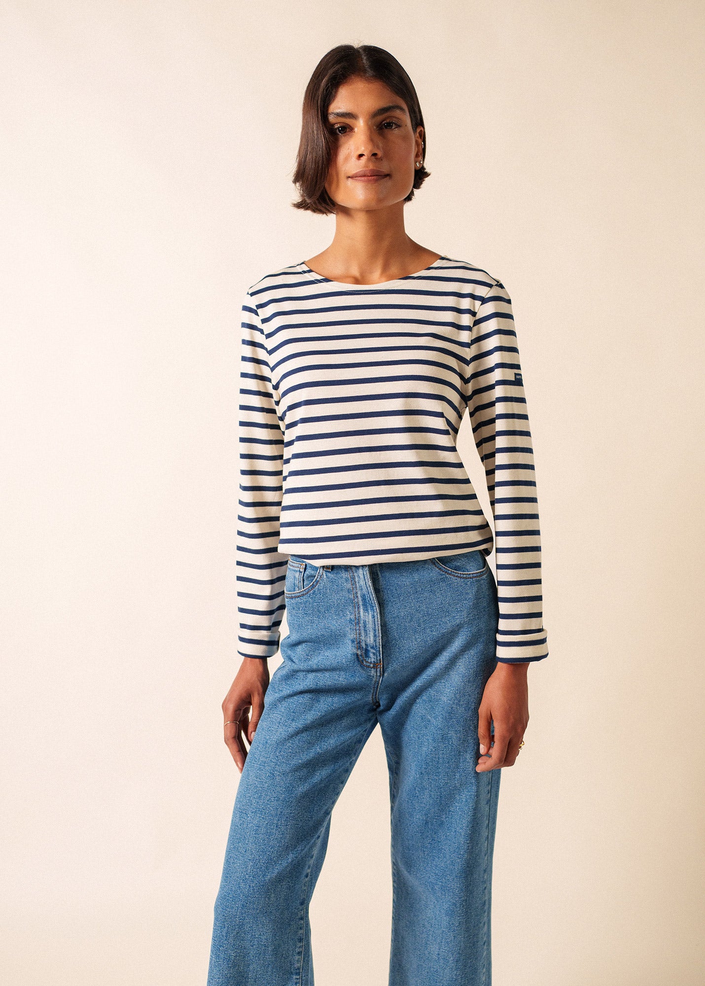 SAINT JAMES MINQUIERS MODERN L フランス製 Breton Stripe Shirt | MINQUIERS MODERN | Saint James® Official