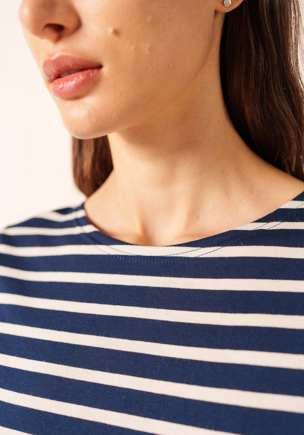 Levant Breton Shirt (NAVY / ECRU)