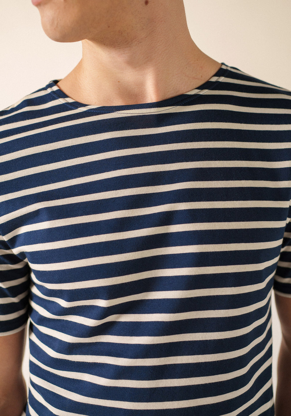 LEVANT MODERN Breton Shirt (NAVY / ECRU)