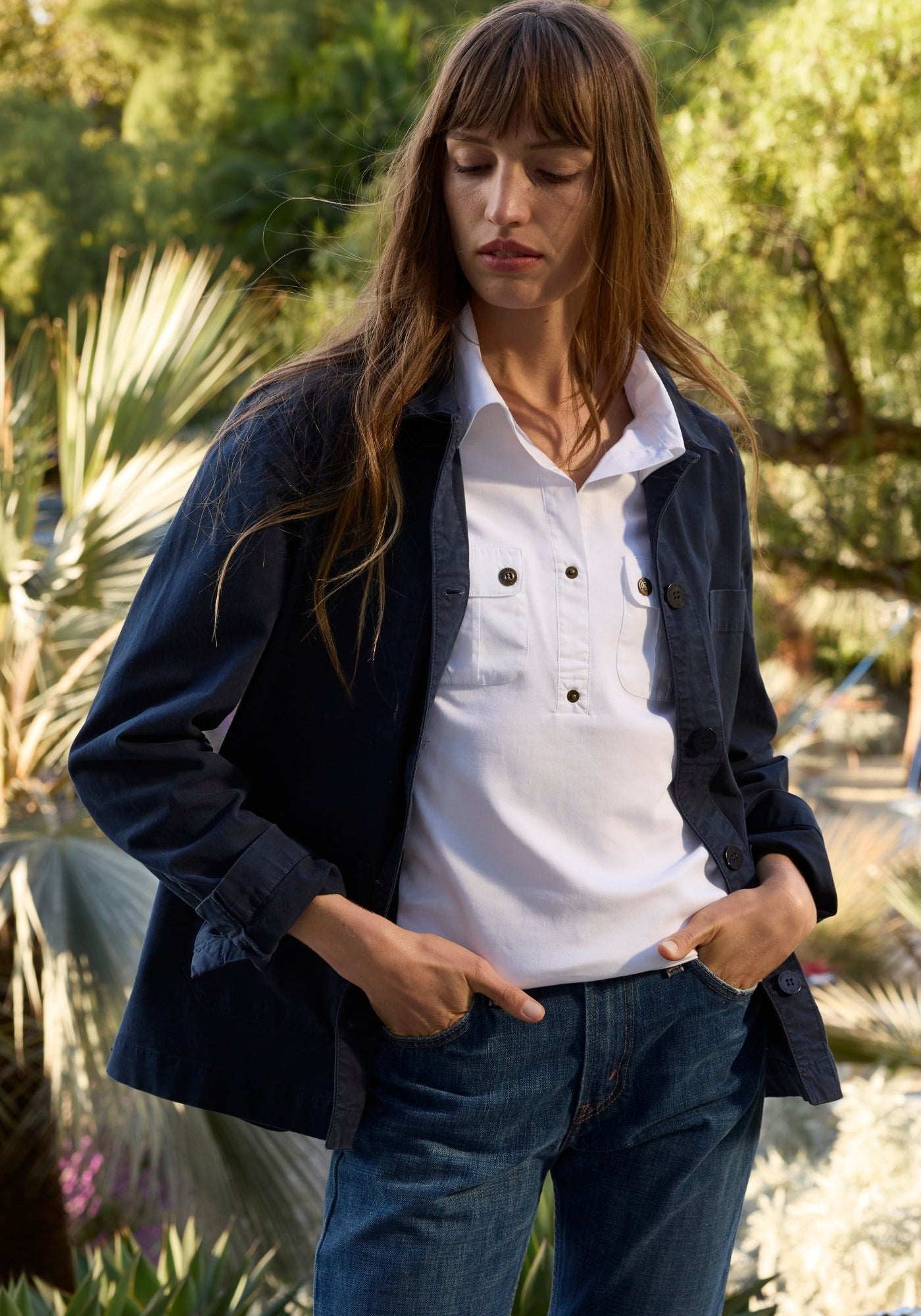 Alize French Chore Jacket (NAVY)