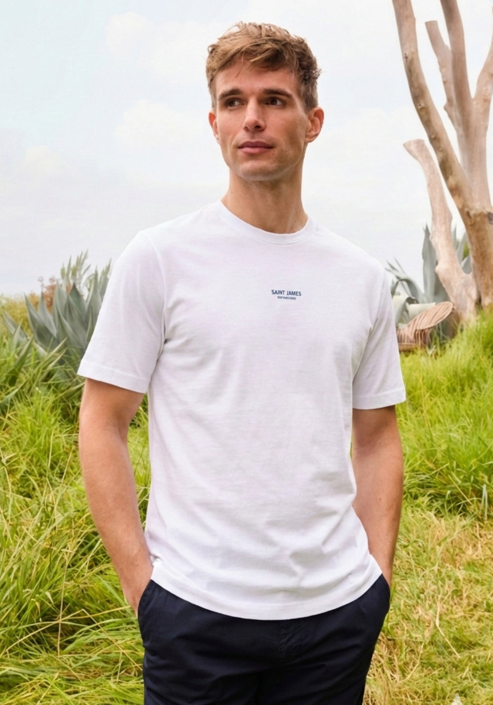 Arsene cotton t-shirt (WHITE)