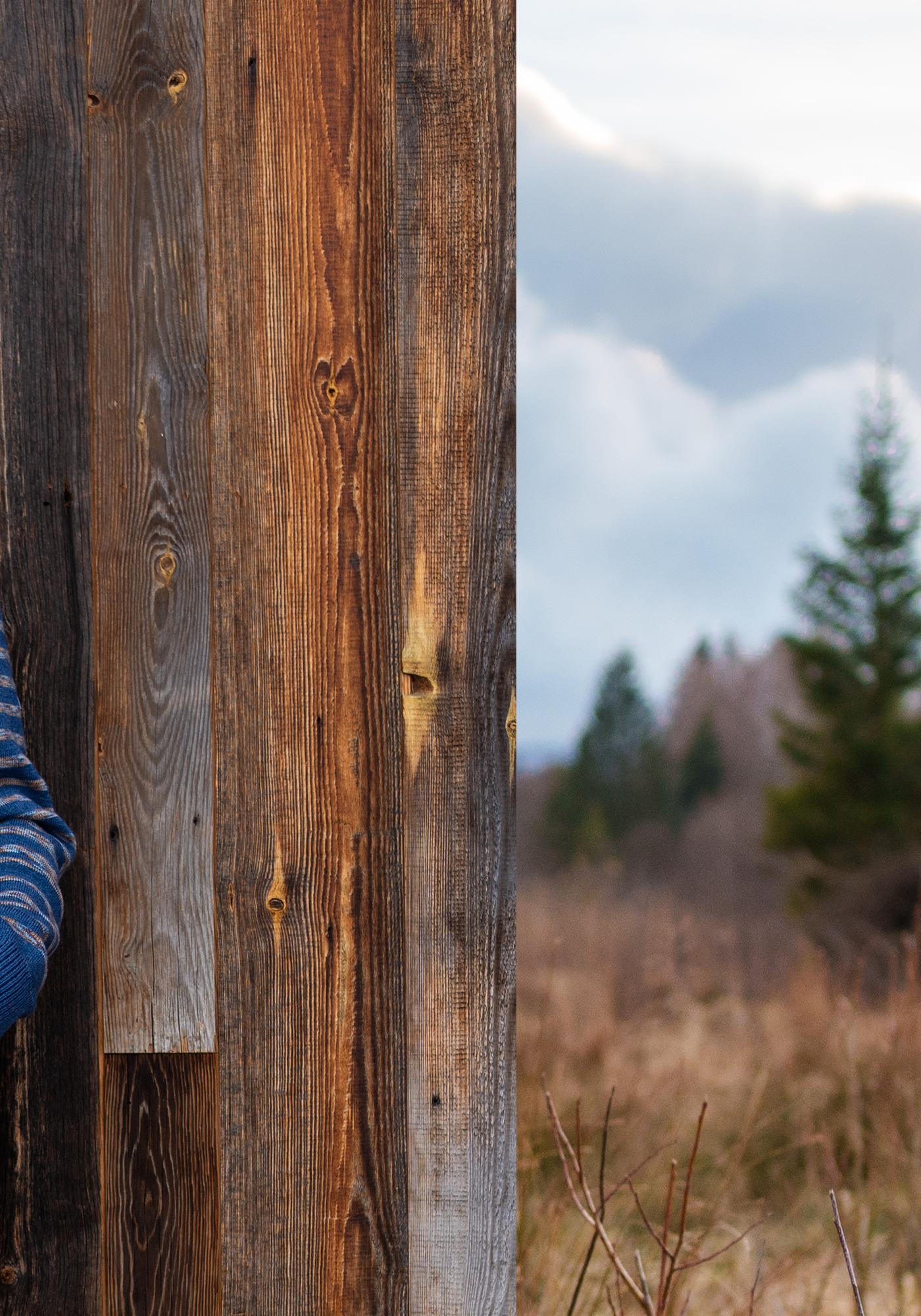 BINIC WEST Fisherman Sweater (DENIM BLUE / MULTICOLORED STRIPES)