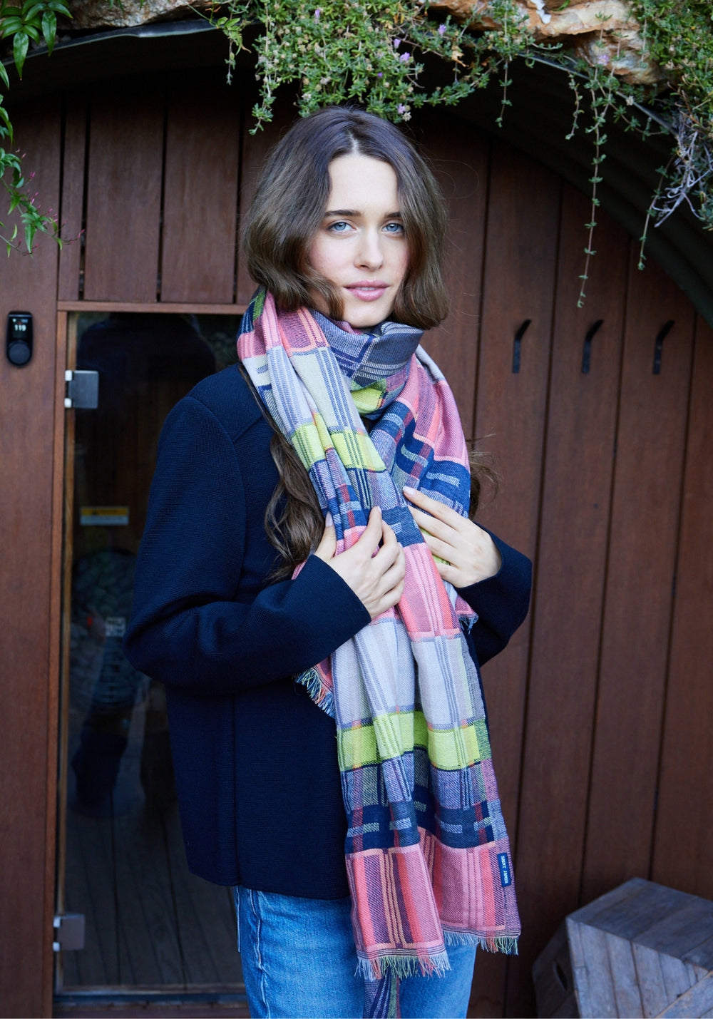 Go Ouest Oversize Scarf  (MULTICO)