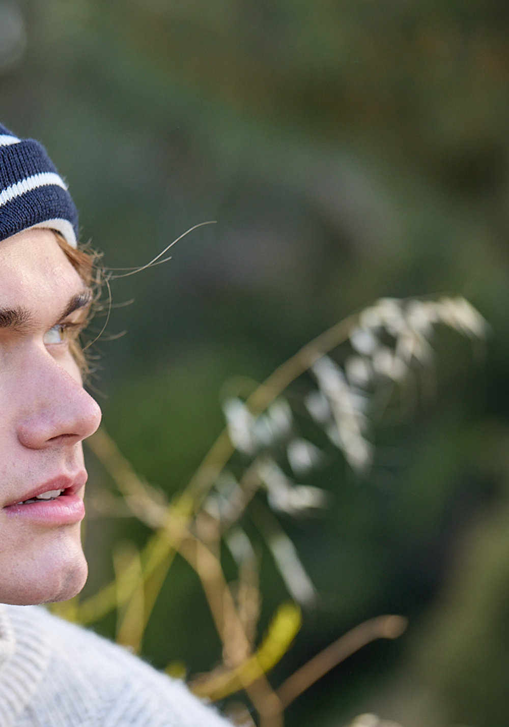 Cartier Nautical Beanie (NAVY / IVORY)