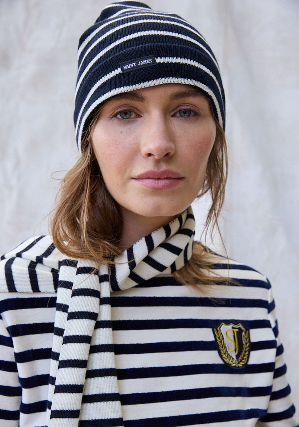 Cartier Nautical Beanie (NAVY / IVORY)