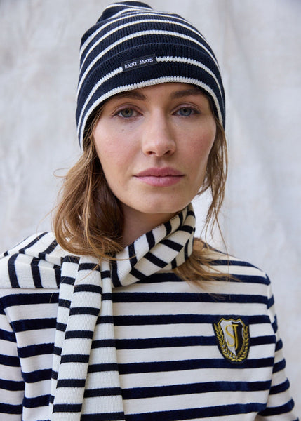 Striped Beanie Wool Blend Saint James® Breton Knitwear – Saint