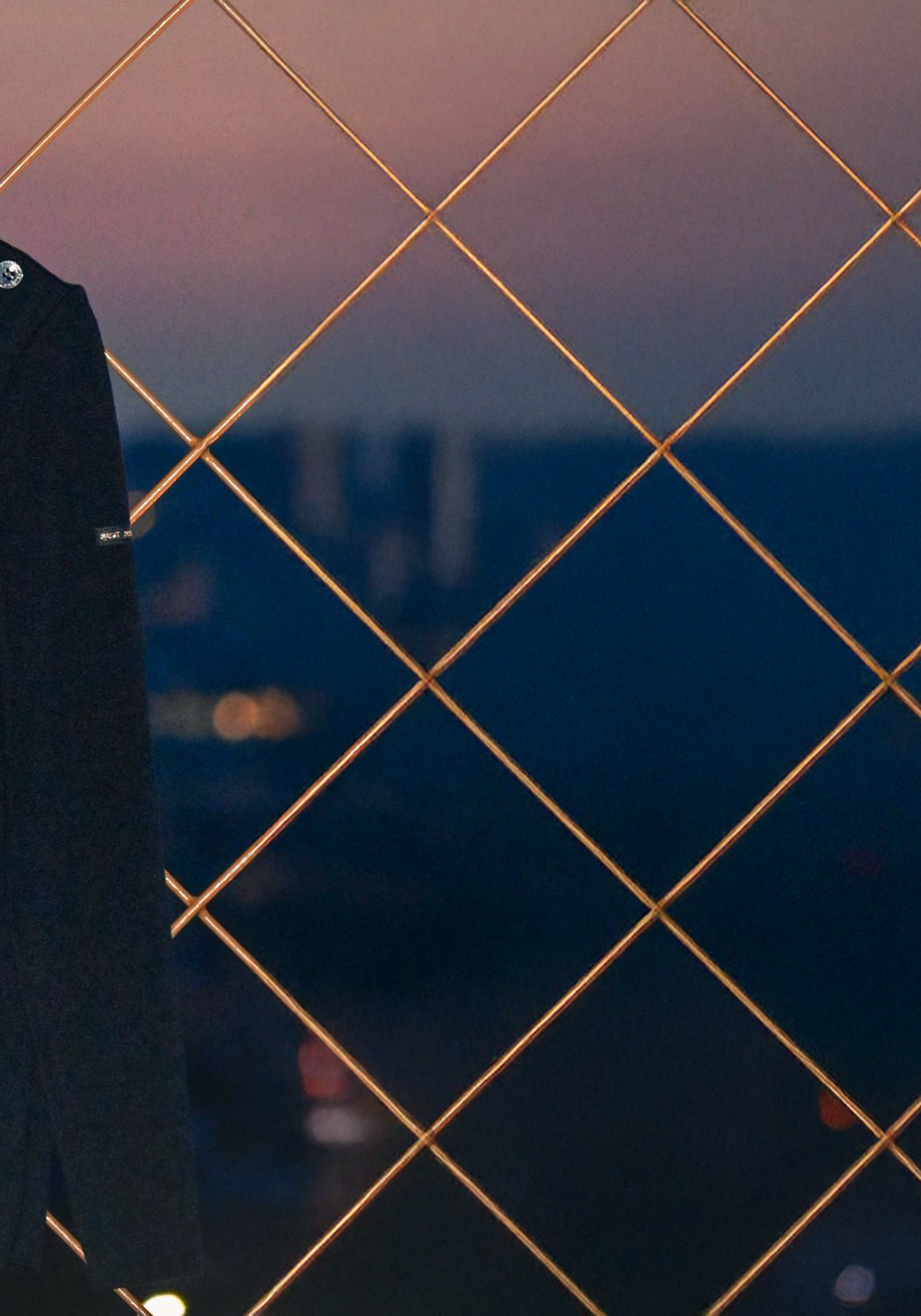 Bregancon Eiffel Breton Sweater (NAVY / BRONZE)