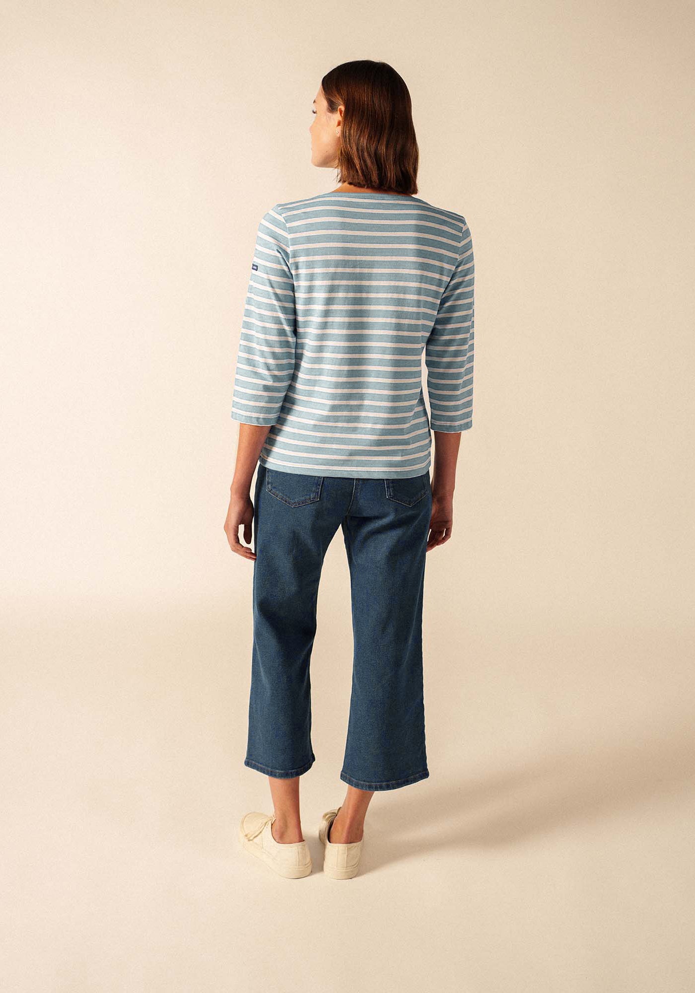 Galathee II Breton Striped Top (SKYLIGHT BLUE / WHITE)