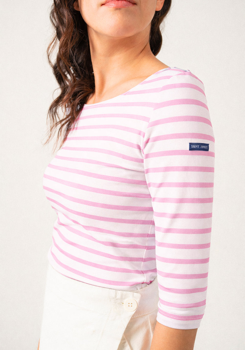 Garde-Cote III Anti UV Top (WHITE / TEA ROSE PINK)