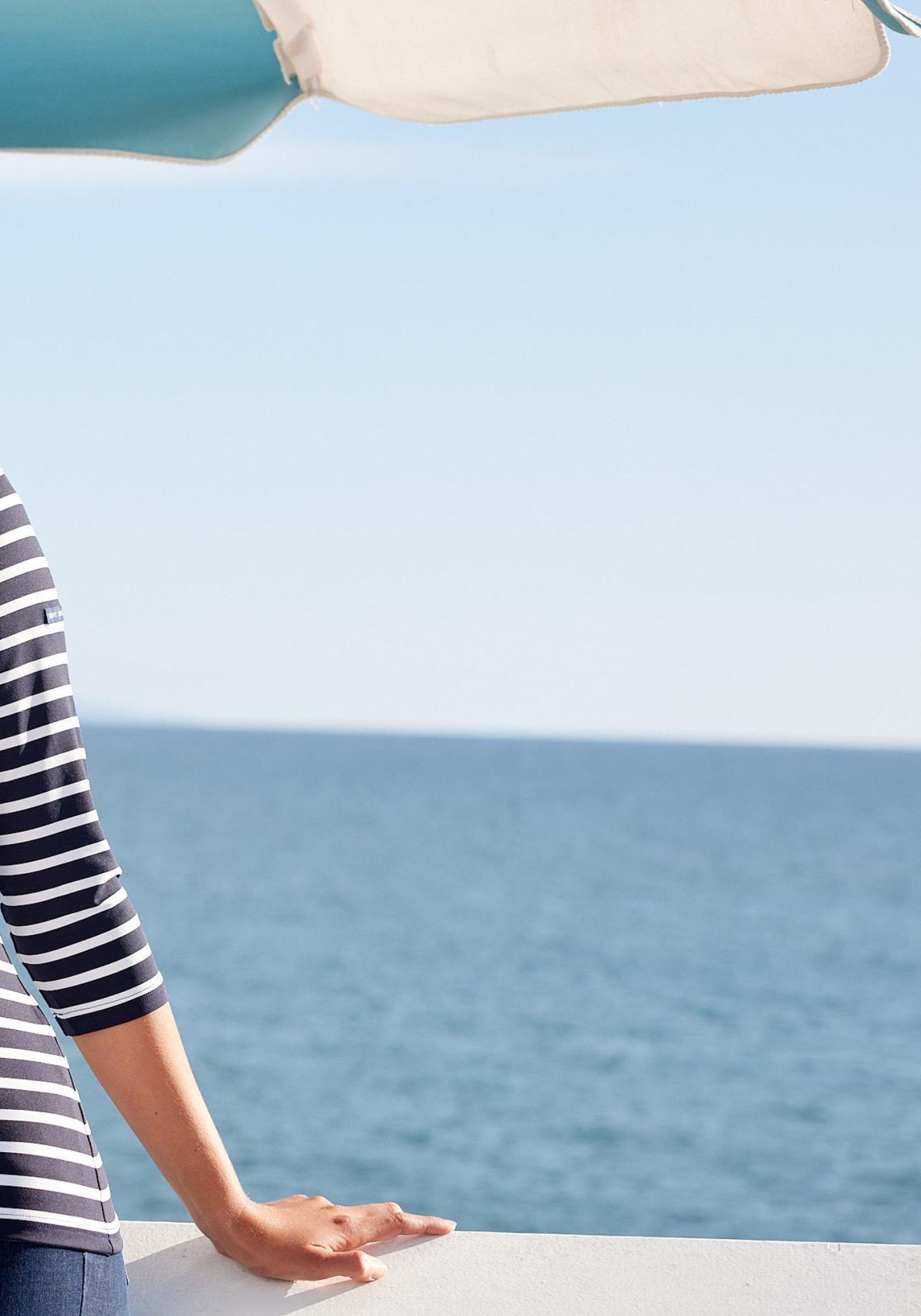 Garde-Cote III Anti UV Top (NAVY / WHITE)