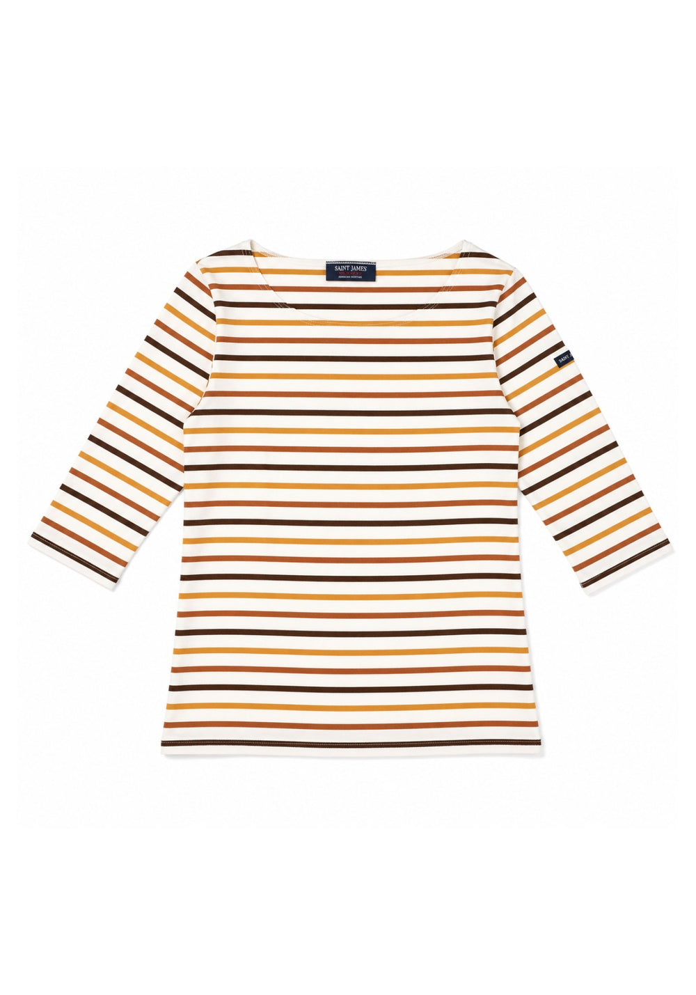 GARDE-COTE MULTICOLOR Striped Top (WHITE / CLAY)