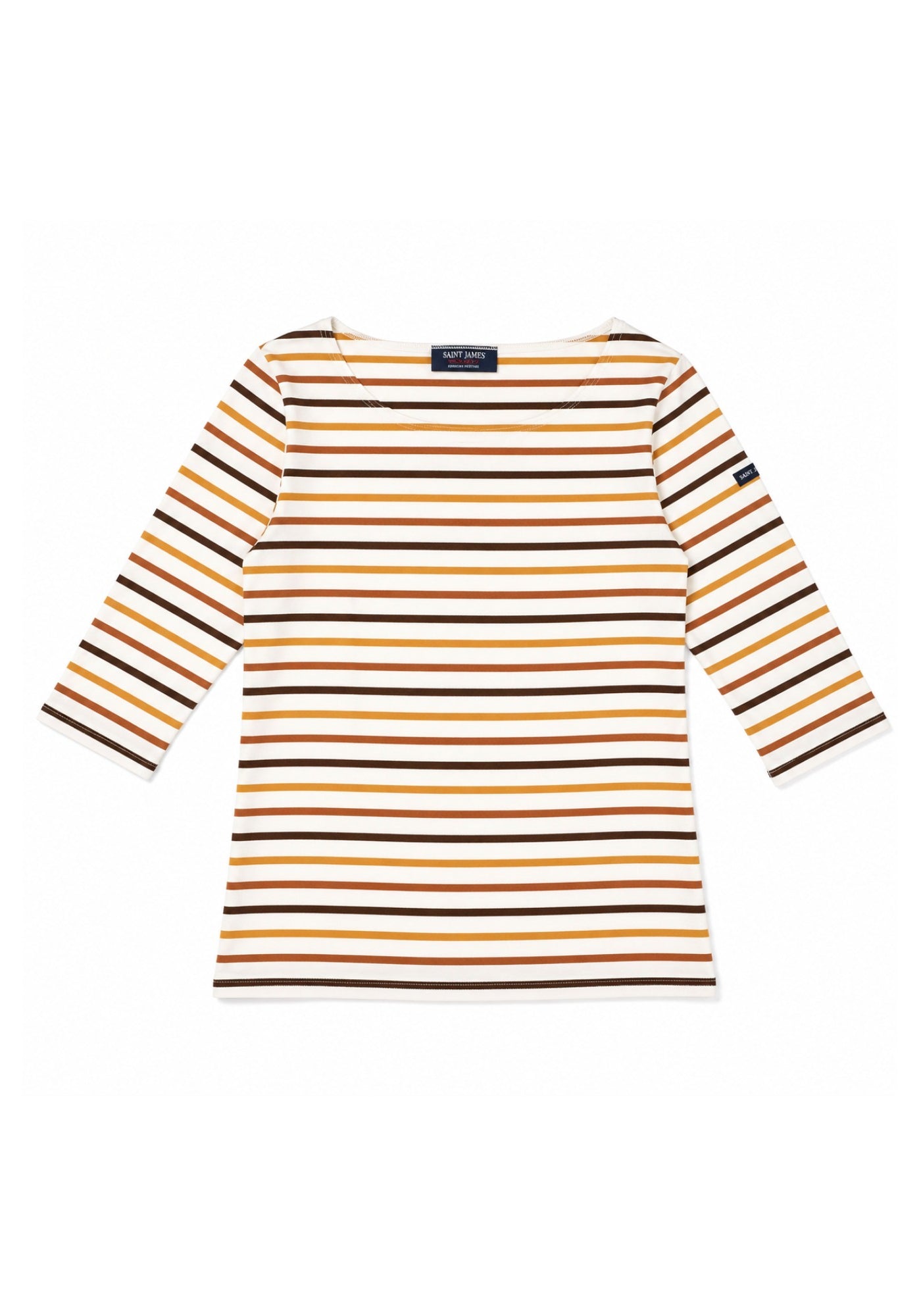 GARDE-COTE MULTICOLOR Striped Top (WHITE / CLAY)