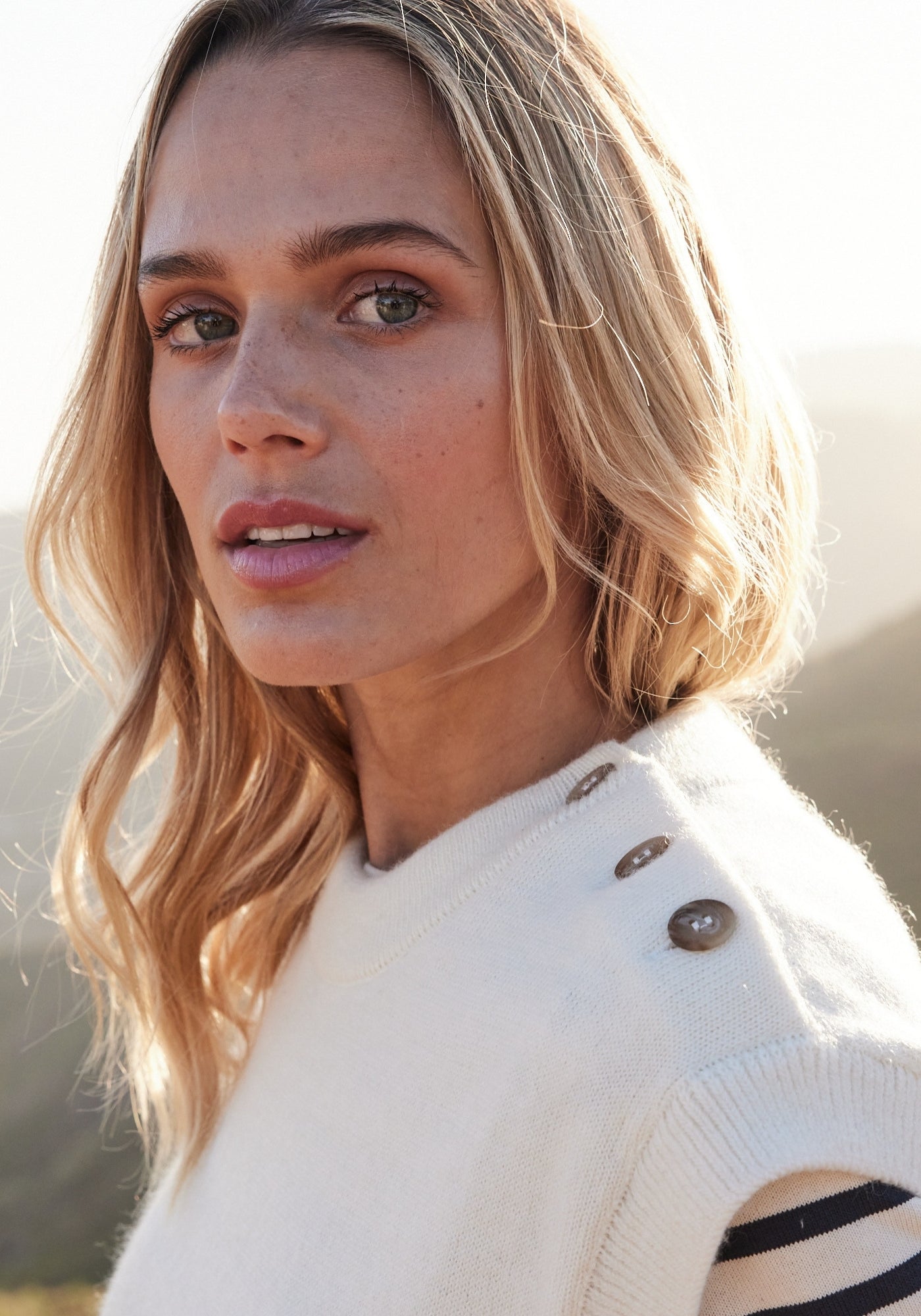 La Clusaz Mohair Vest (WINTER WHITE)