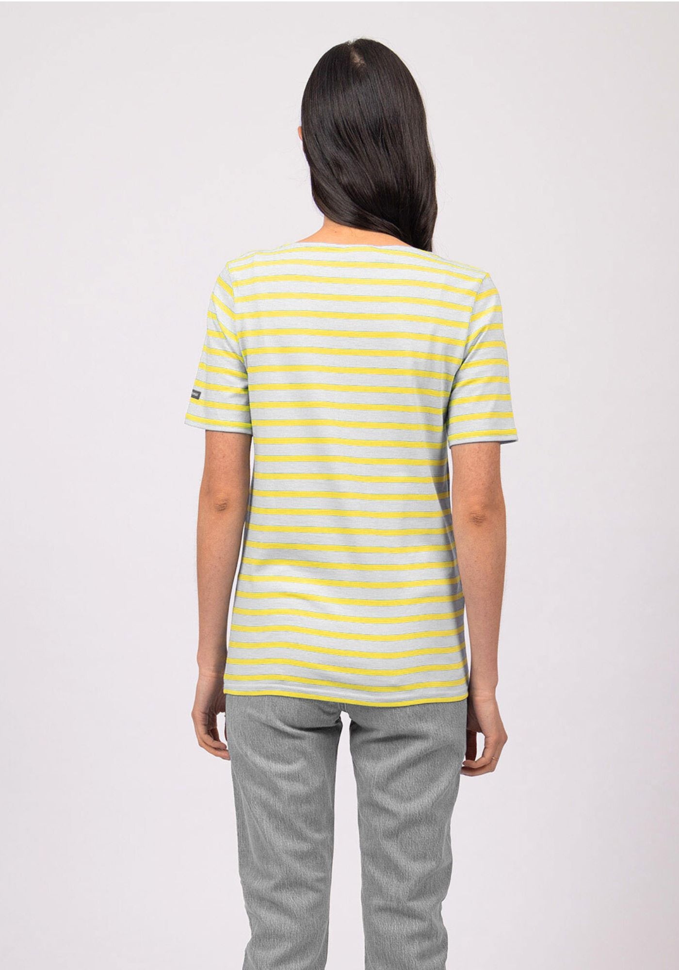 Levant Breton Shirt (LIGHT GRAY / YELLOW)