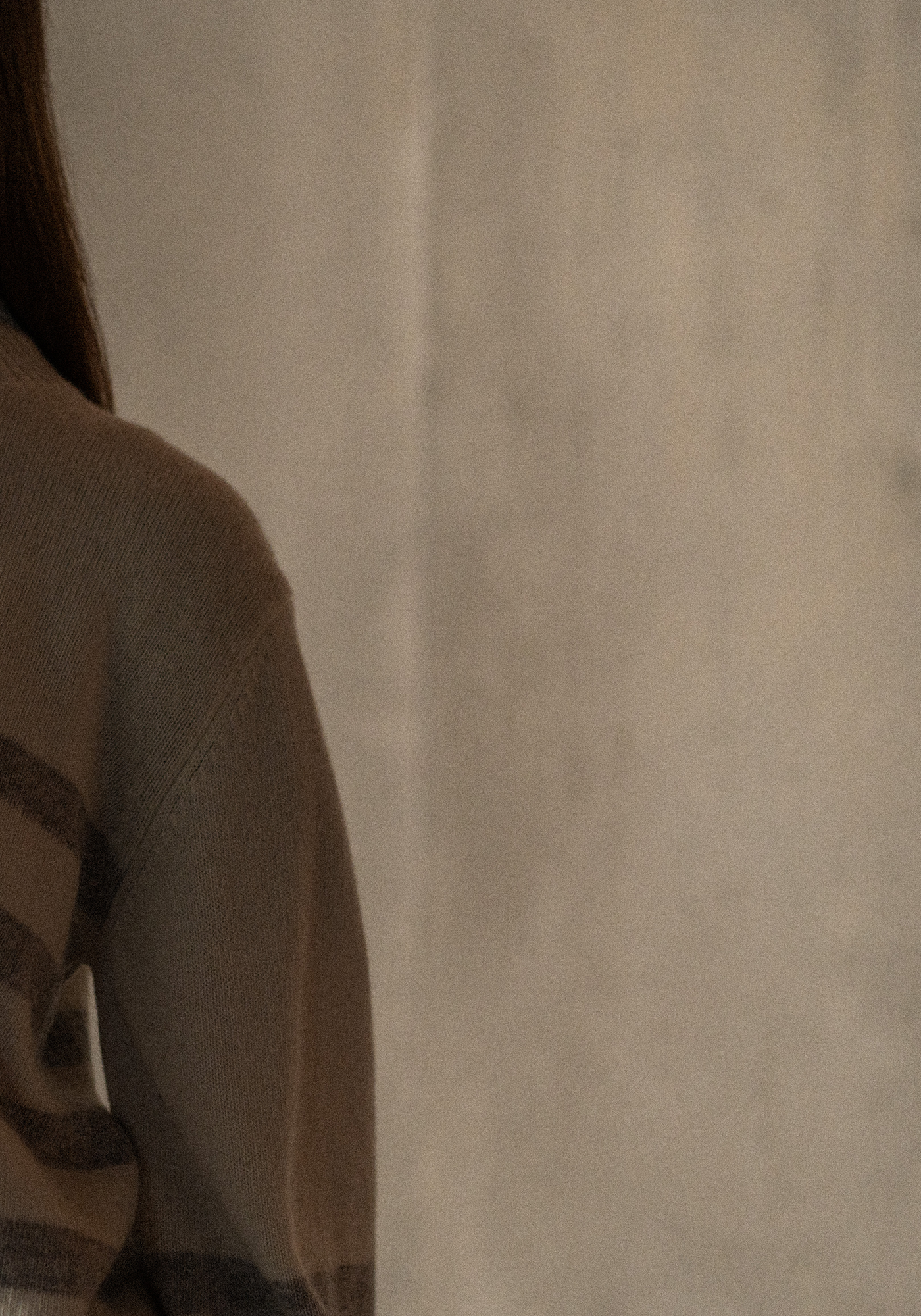 Lugano Striped Sweater (WINTER WHITE / GRAY)