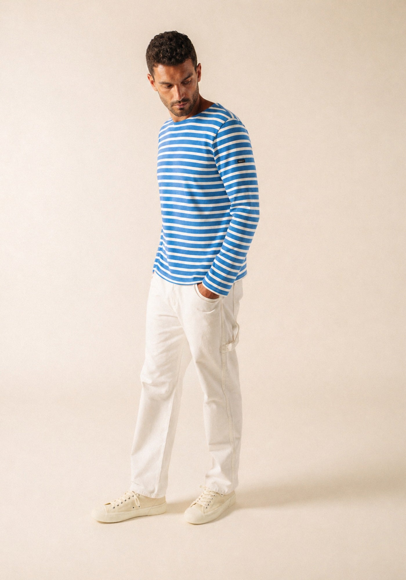 MERIDIEN MODERNE Breton Shirt (CAPRI BLUE / WHITE)