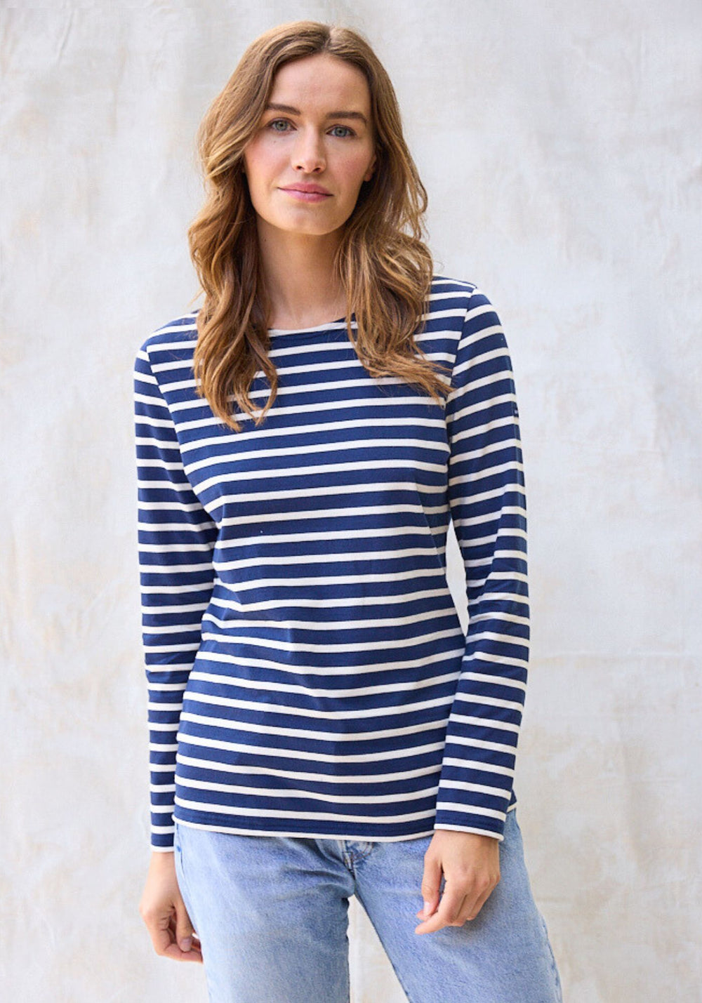Minquidame Breton Shirt (NAVY / ECRU)
