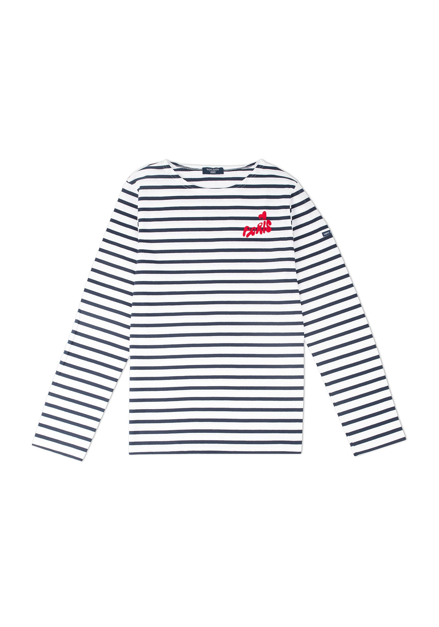 Minquiers Paris Breton Shirt (WHITE / NAVY)