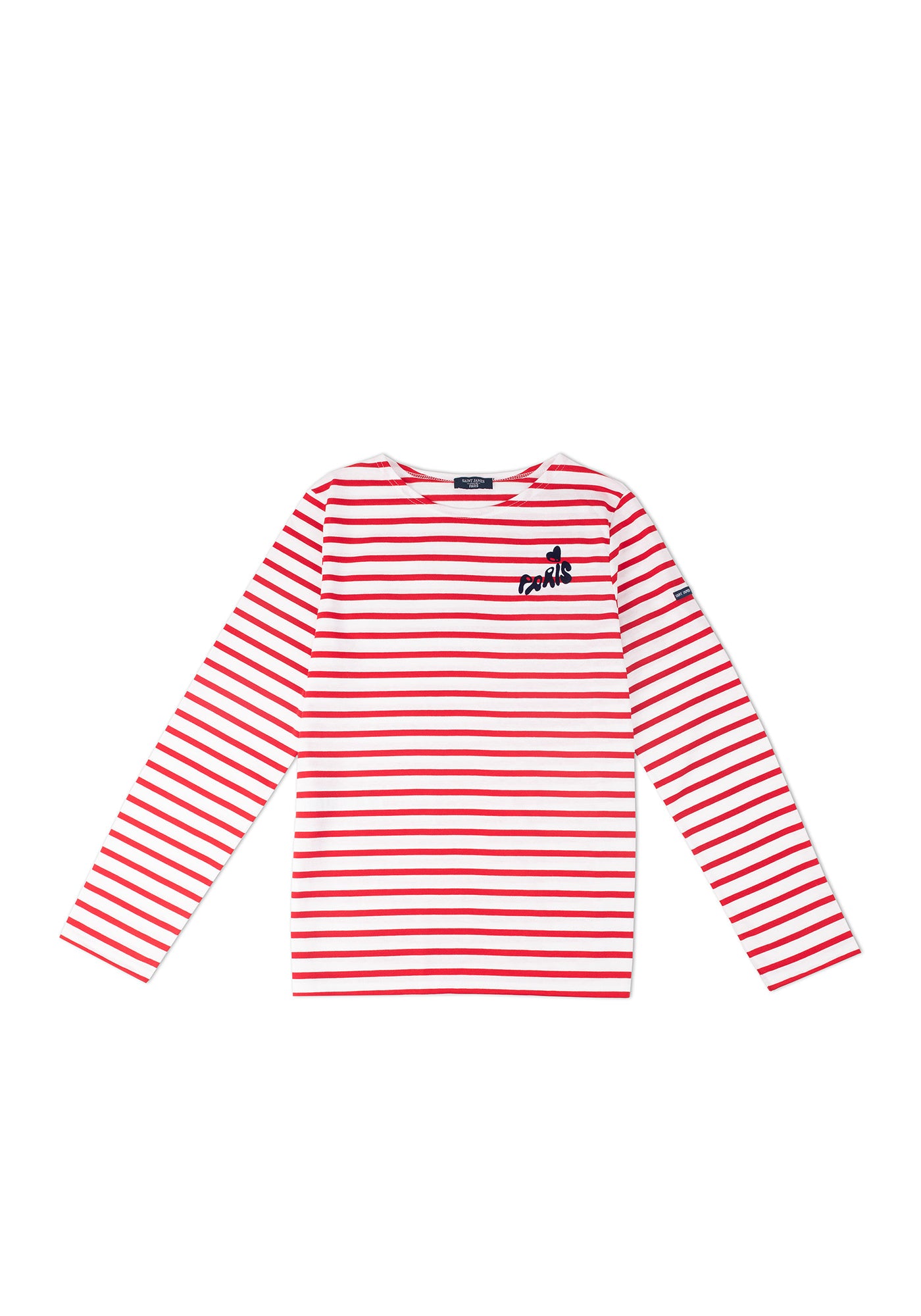 Minquiers Paris Breton Shirt (WHITE / RED)