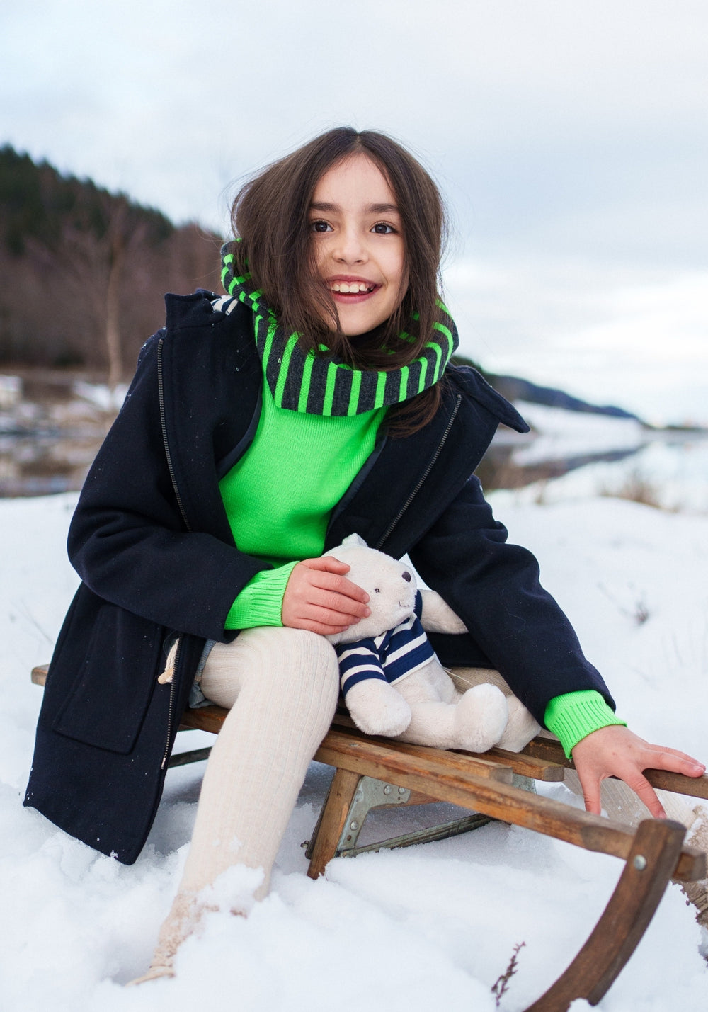 Moussaillon Sailor Sweater (NEON GREEN)