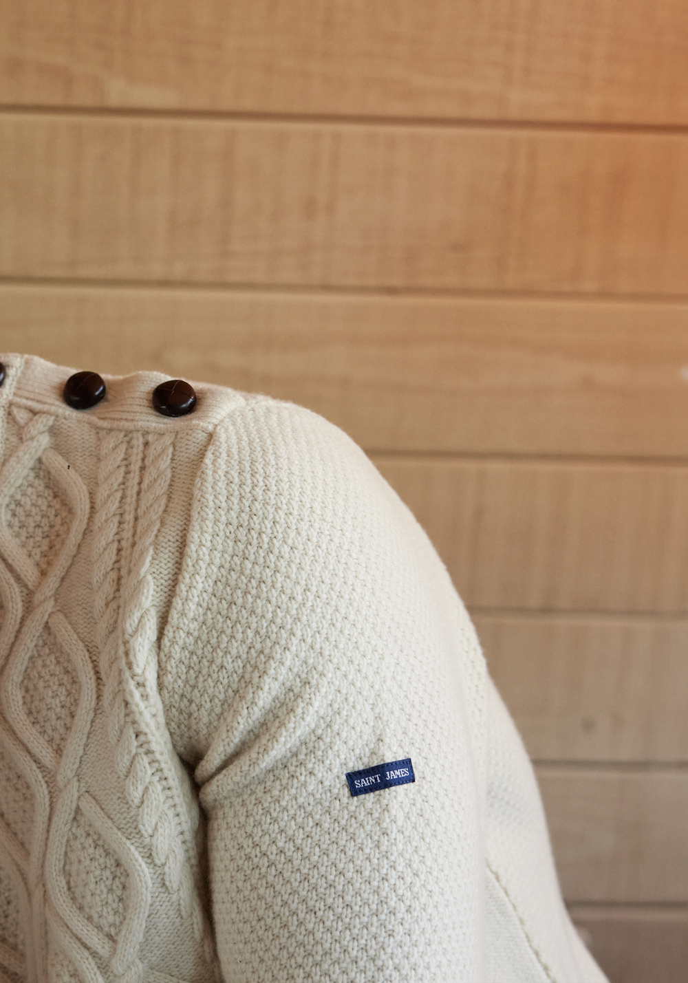 Nyon Cable Knit Sweater (WINTER WHITE)