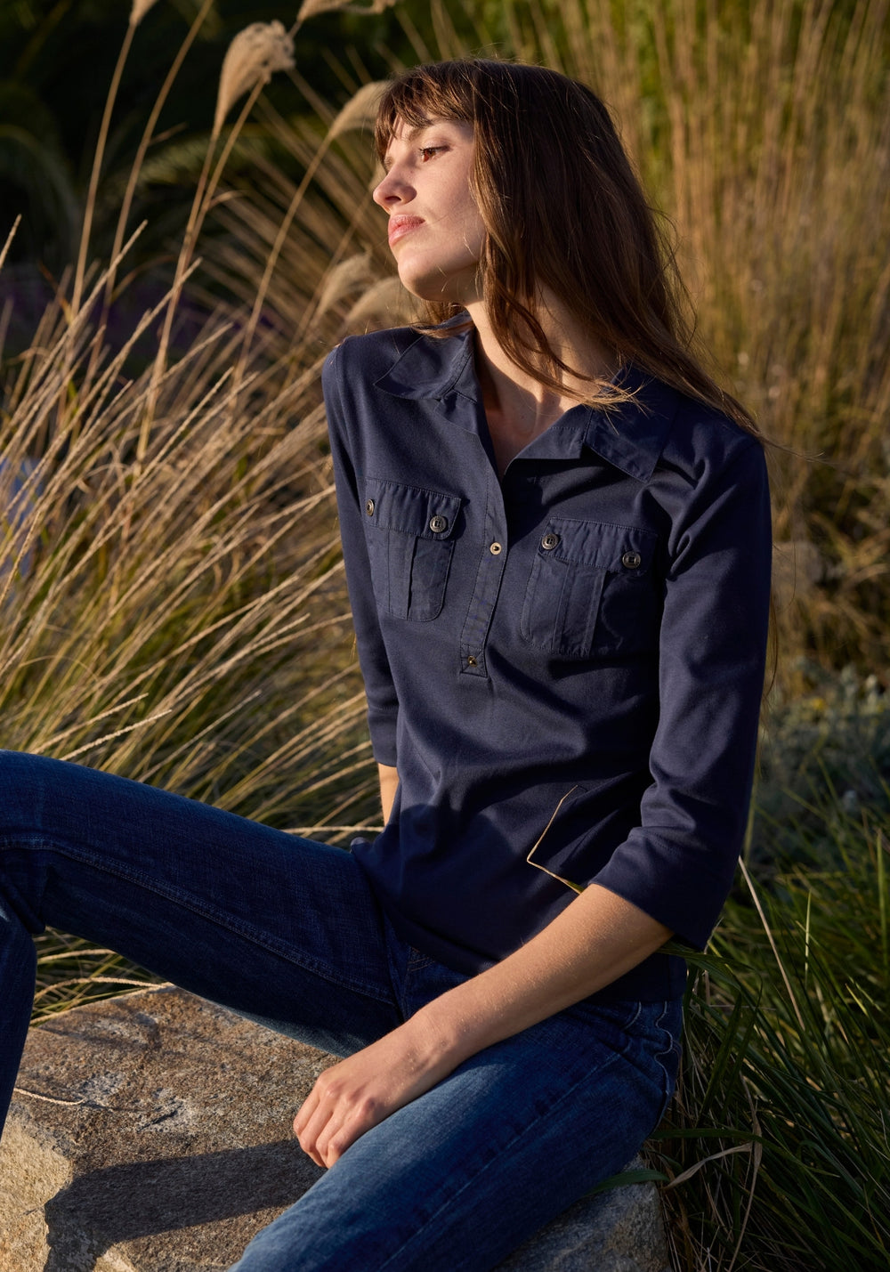 Oleron Polo Shirt (NAVY)