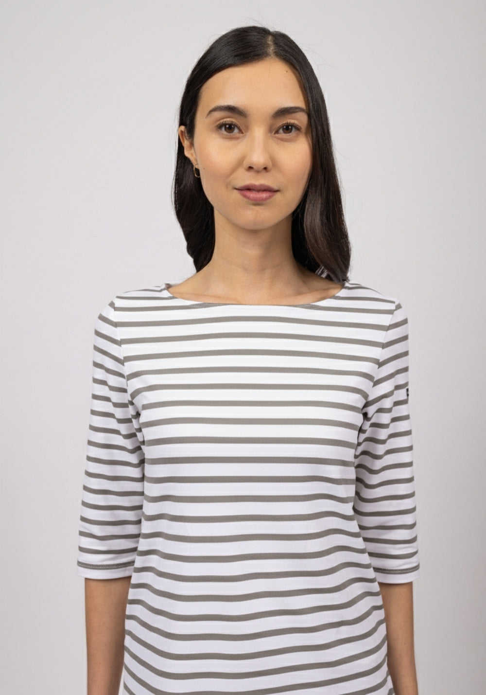 Phare Anti-Uv Striped Tunic (WHITE / PEARL)