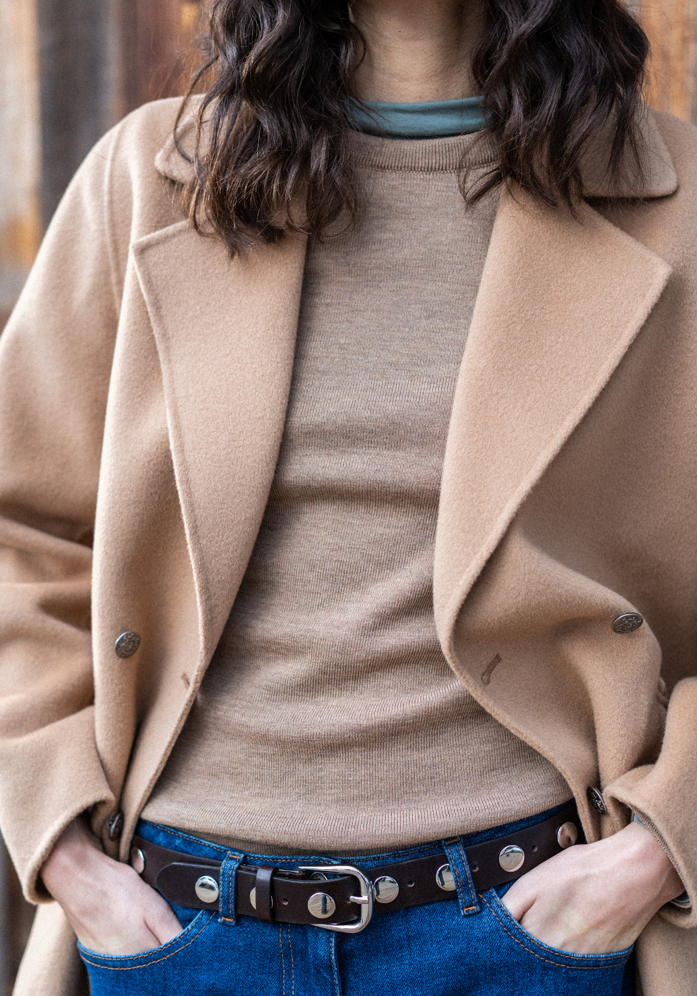 St Elina Peacoat (DARK BEIGE)