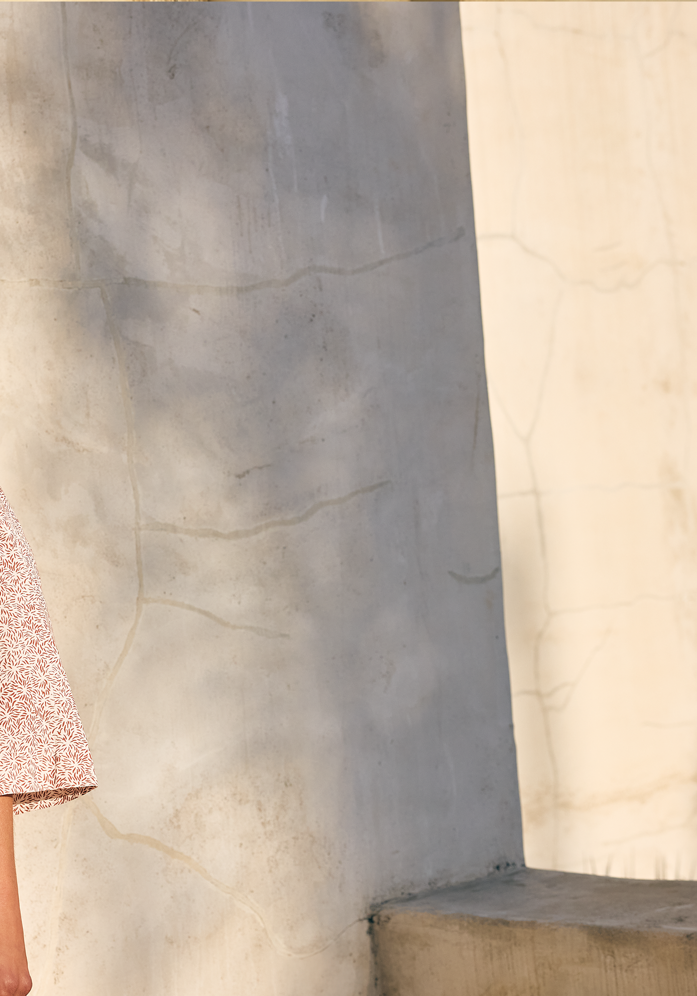 TORY - Popover Blouse (WHITE / TERRACOTTA)
